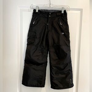 EUC Champion Childs Snow Pants Black Sz. XS 4/5